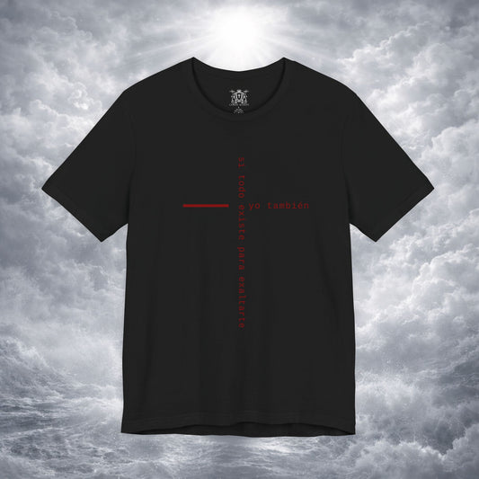 Yo También — Apocalipsis 4:11 Camiseta Cristiana Cruz Tipográfica | Christ Scouts