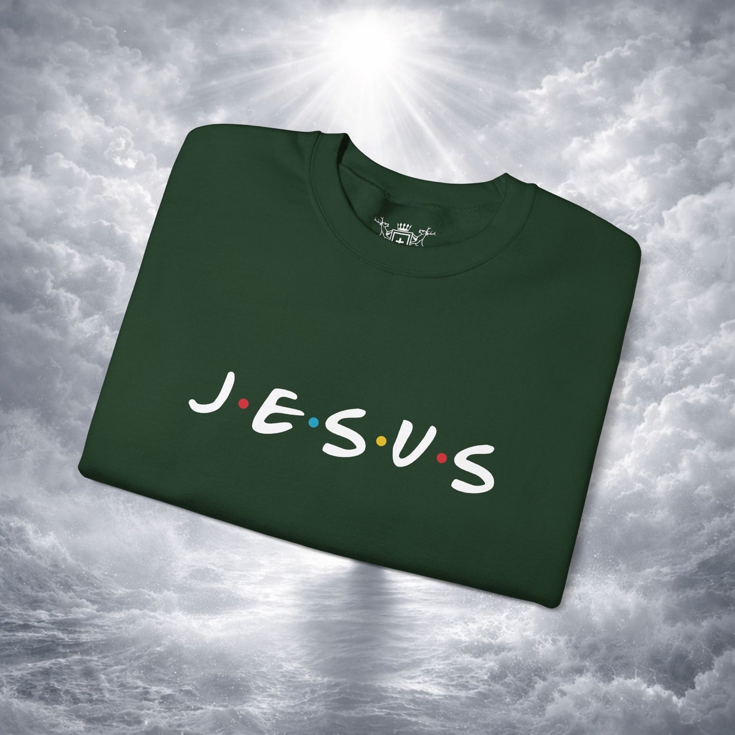 JESUS Crewneck Sweatshirt | Christian Streetwear | Faith Apparel