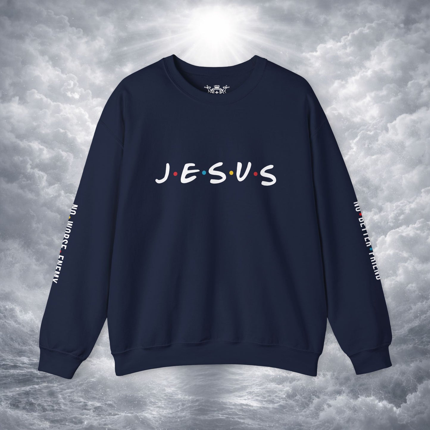 JESUS Crewneck Sweatshirt | Christian Streetwear | Faith Apparel