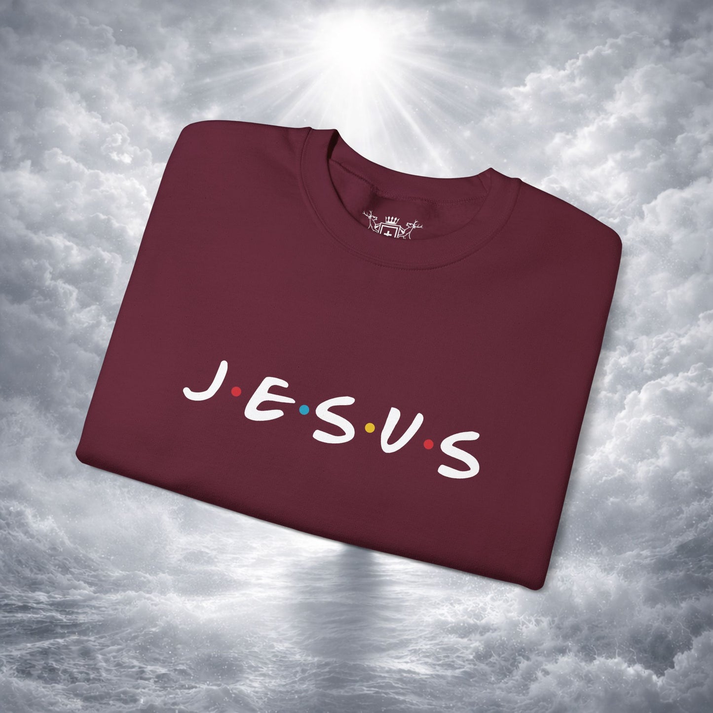 JESUS Crewneck Sweatshirt | Christian Streetwear | Faith Apparel