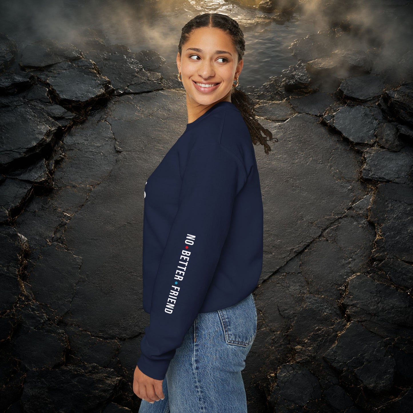 JESUS Crewneck Sweatshirt | Christian Streetwear | Faith Apparel