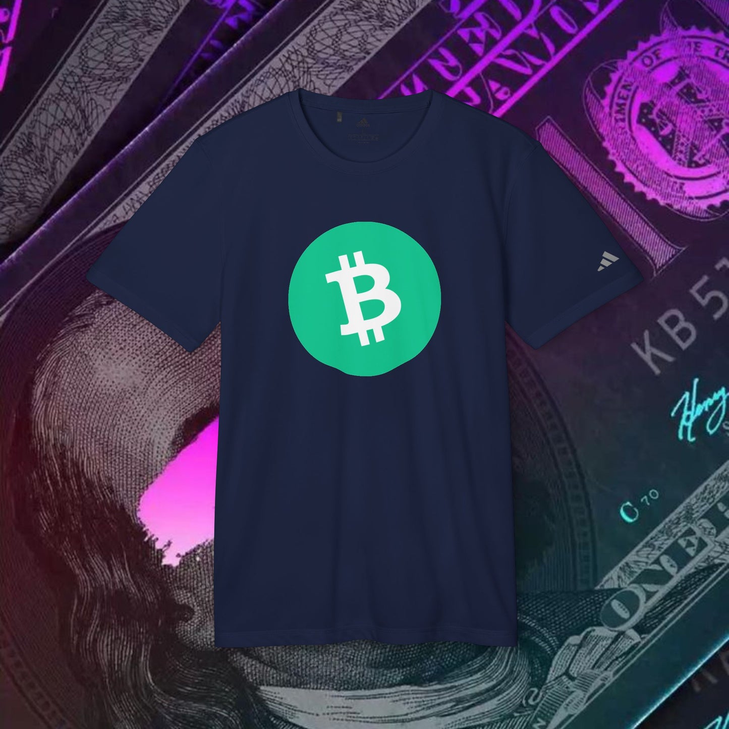 adidas® Unisex Sport T-shirt ( Bitcoin Cash - BCH ) big logo