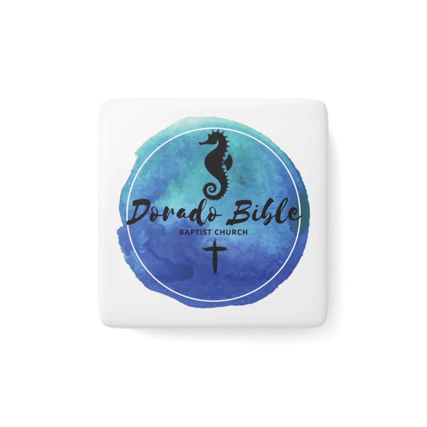 Dorado Bible Church Porcelain Square Magnet