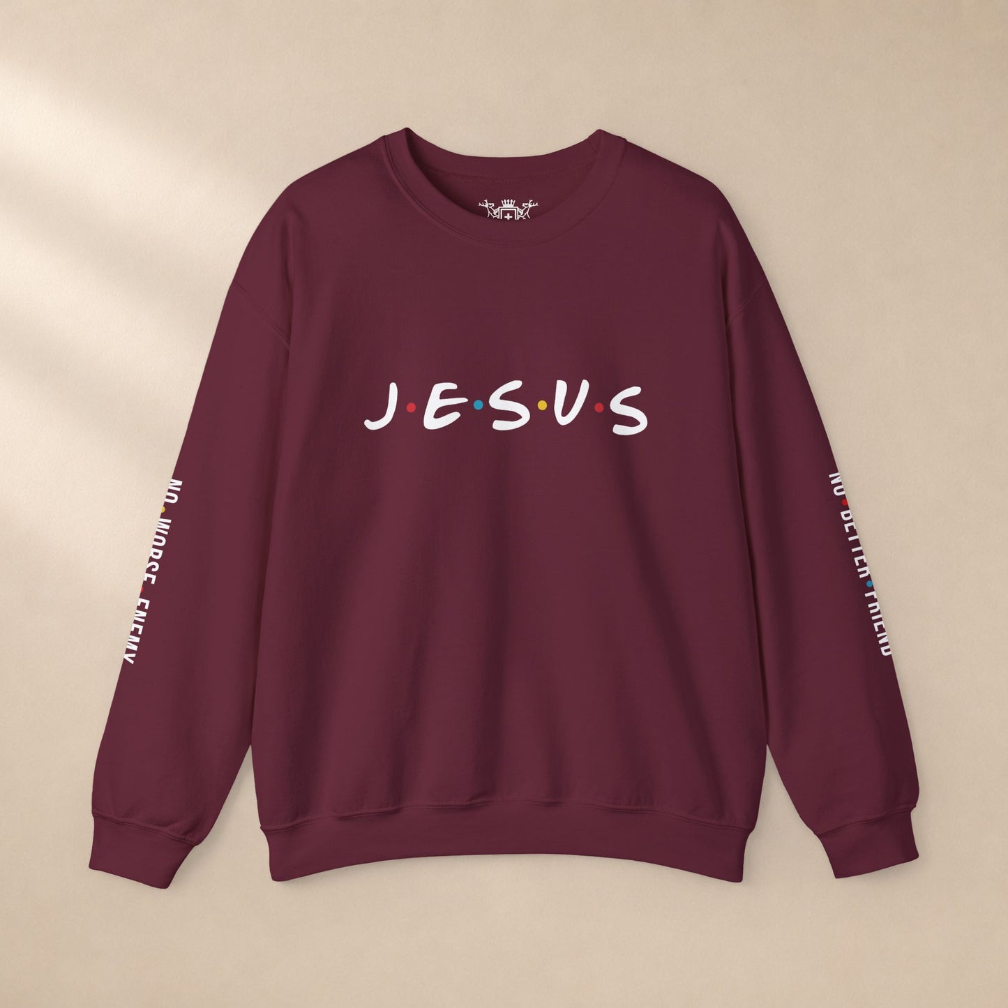 JESUS Crewneck Sweatshirt | Christian Streetwear | Faith Apparel