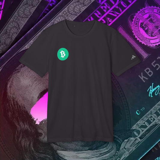 adidas® Unisex Sport T-shirt ( Bitcoin Cash - BCH )