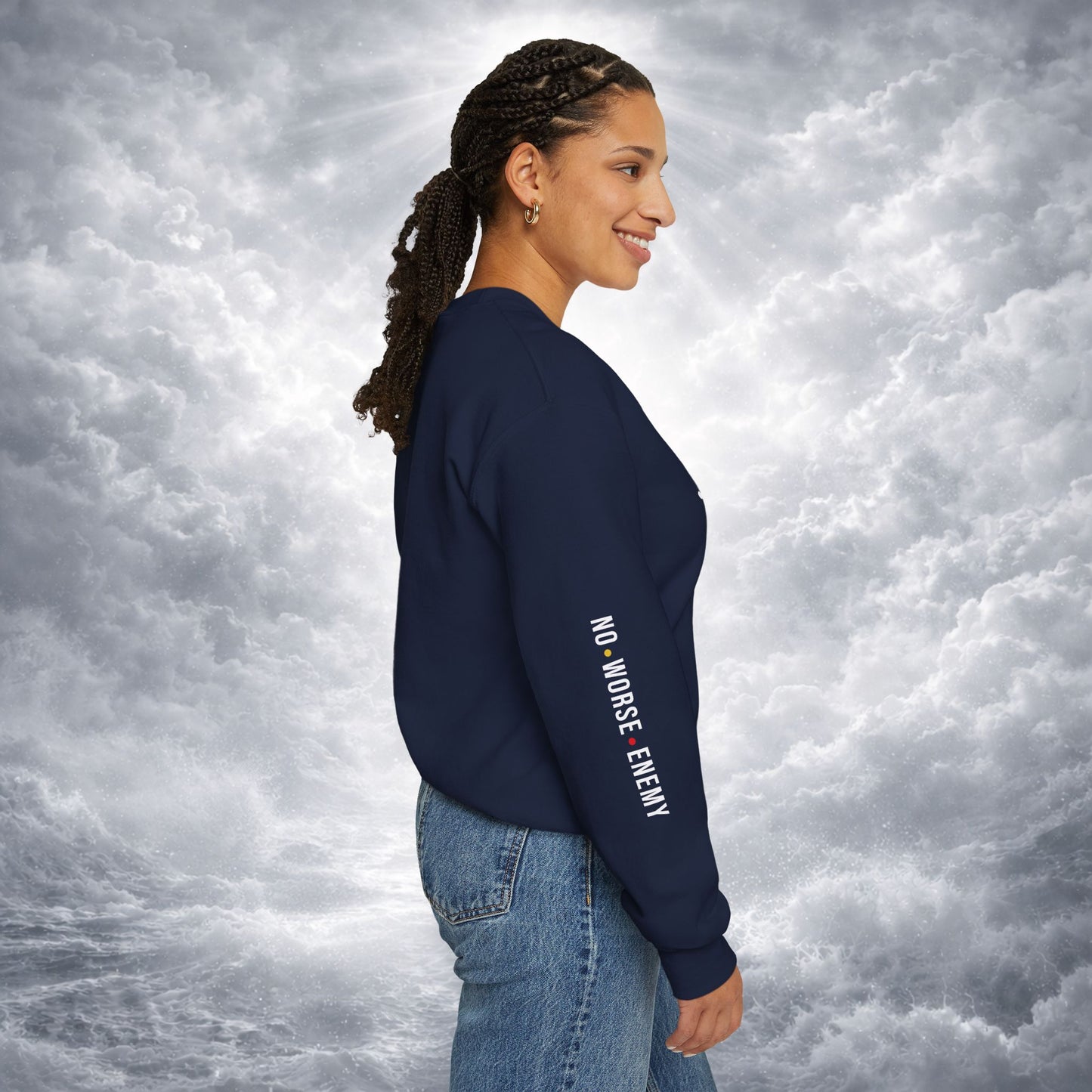 JESUS Crewneck Sweatshirt | Christian Streetwear | Faith Apparel