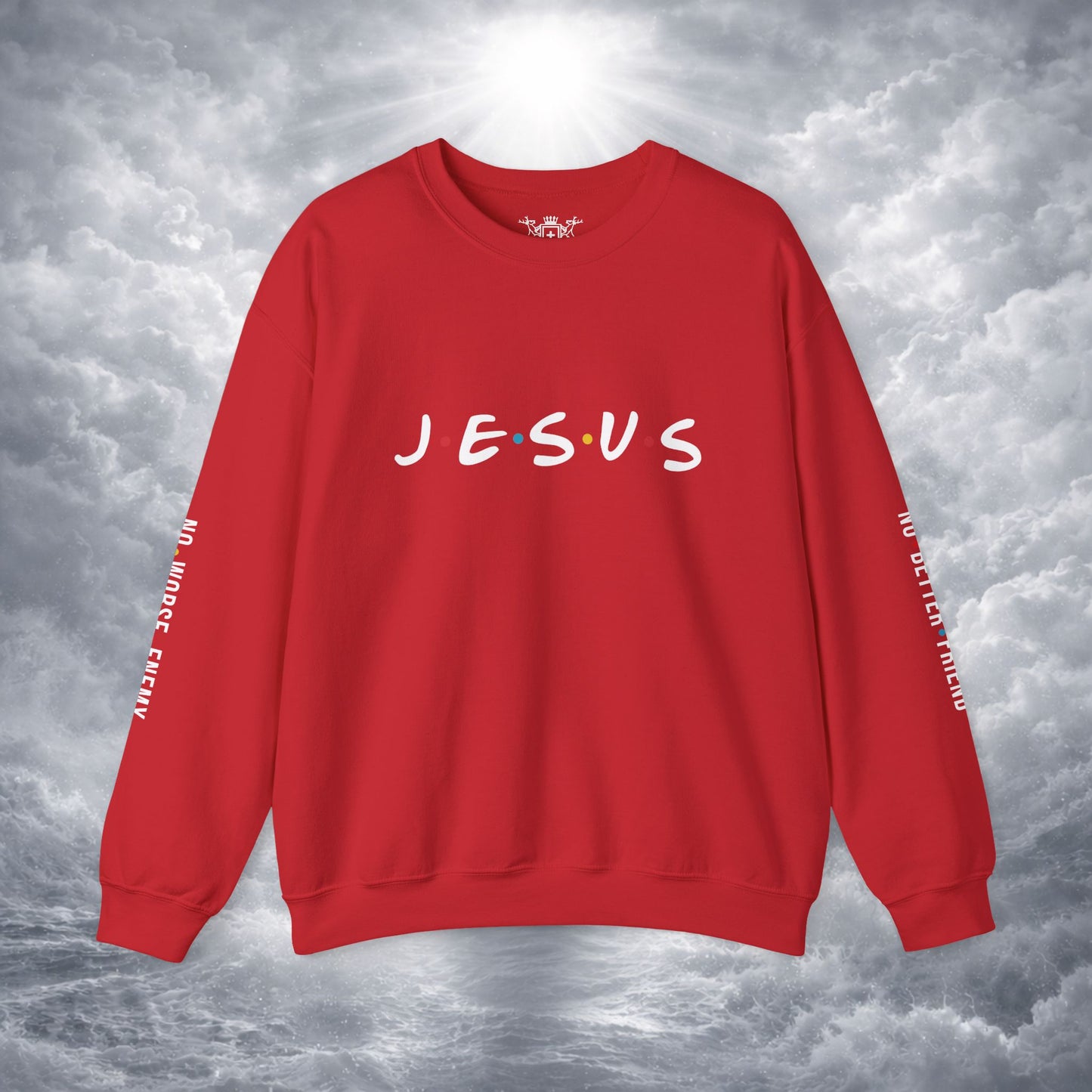JESUS Crewneck Sweatshirt | Christian Streetwear | Faith Apparel