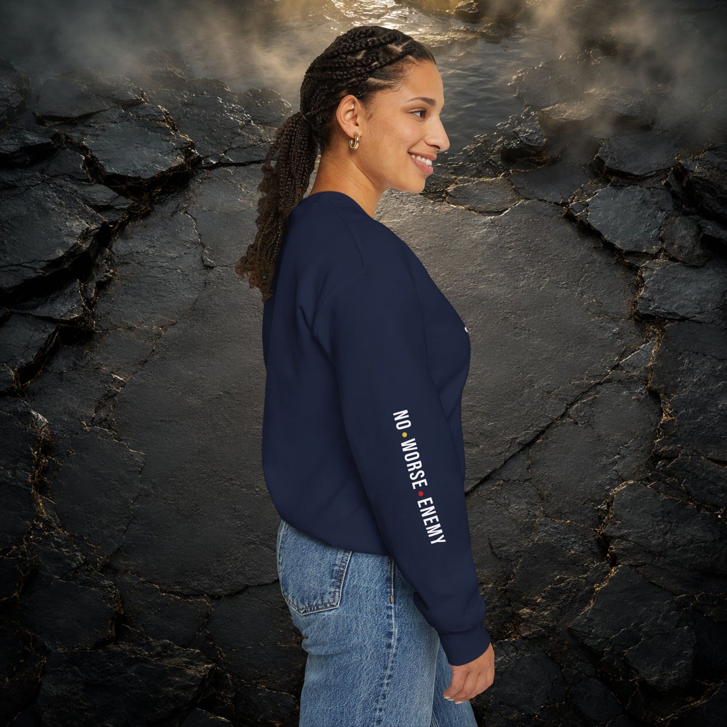 JESUS Crewneck Sweatshirt | Christian Streetwear | Faith Apparel
