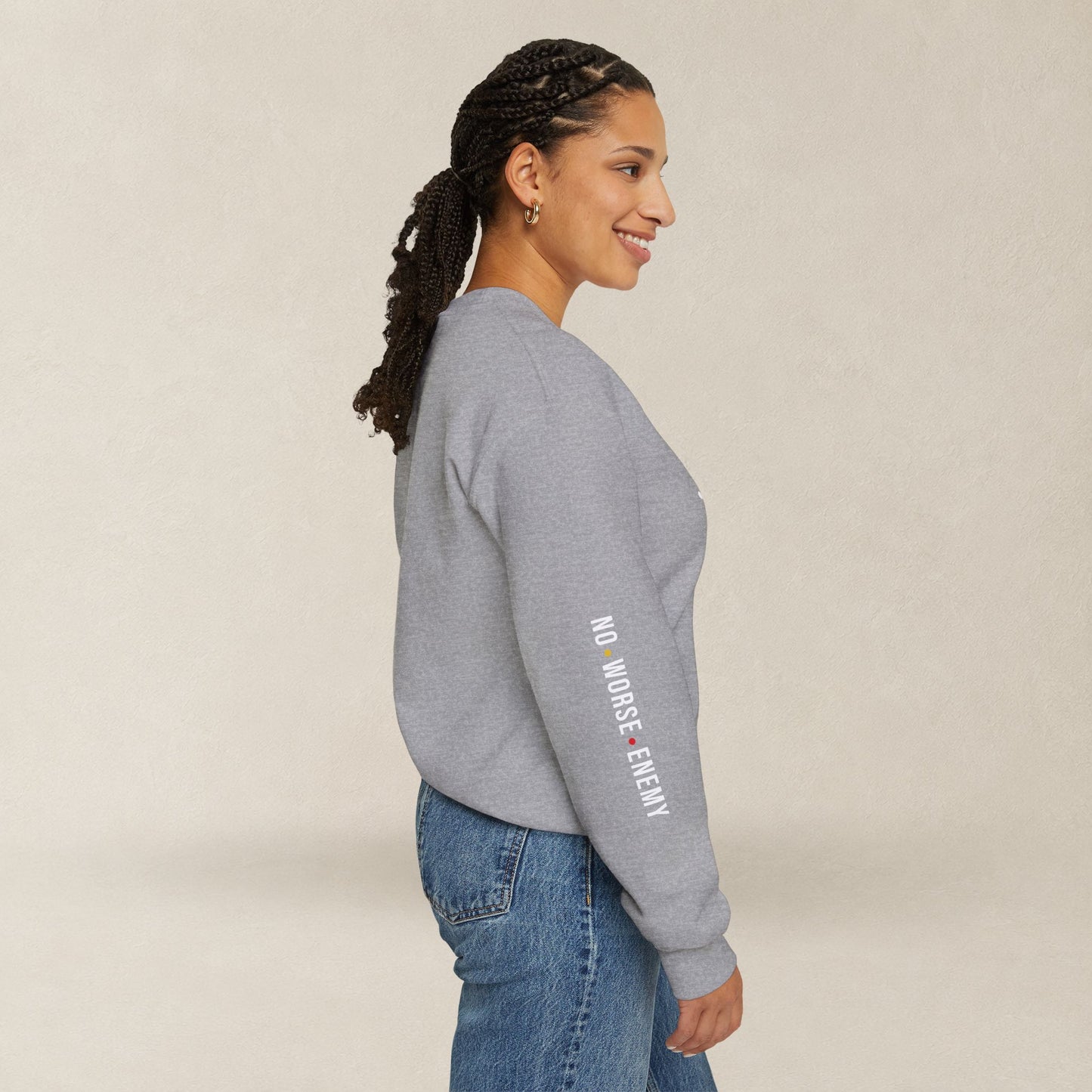 JESUS Crewneck Sweatshirt | Christian Streetwear | Faith Apparel