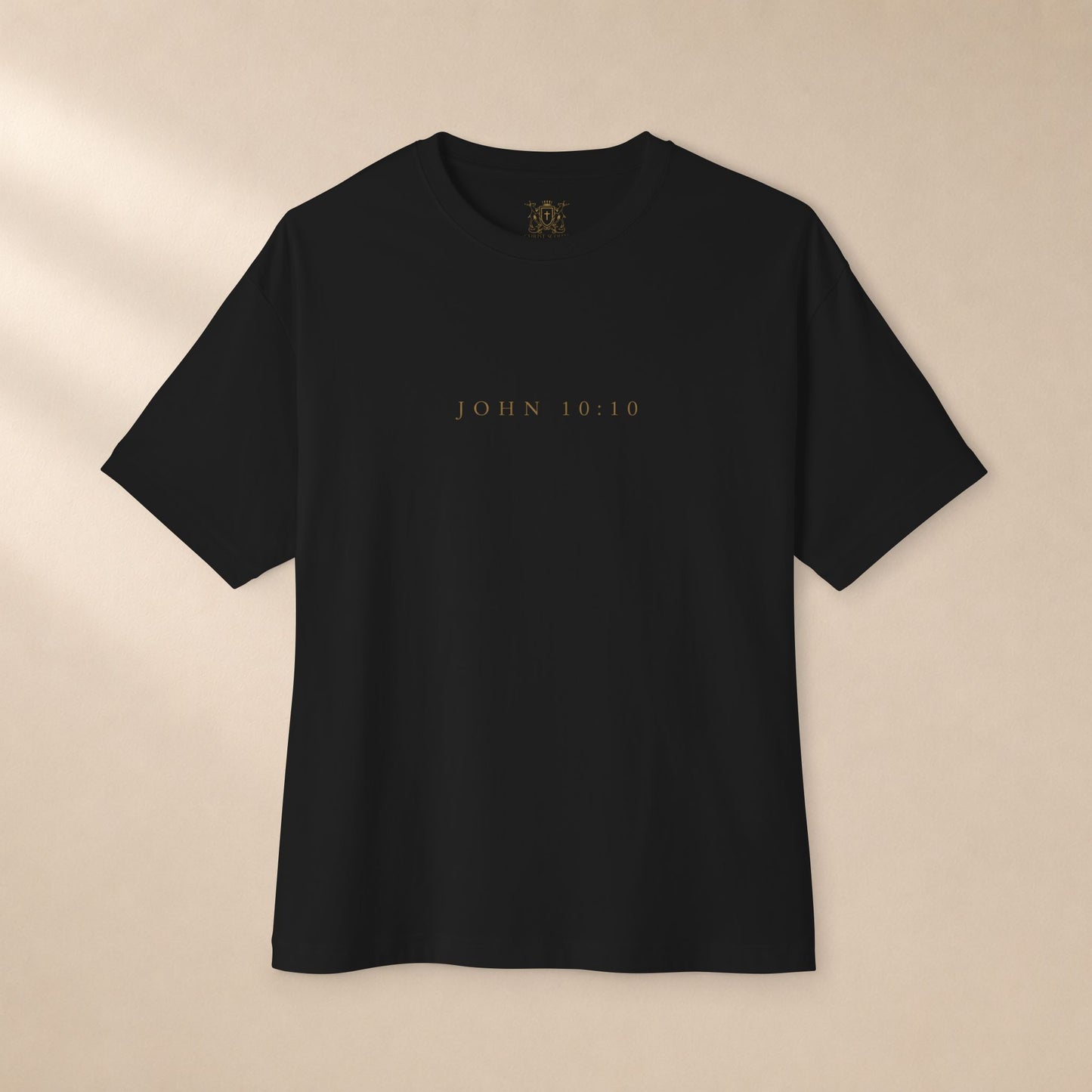 Abundant Life Oversized Boxy Tee | John 10:10 Christian Shirt | Have Life Abundantly