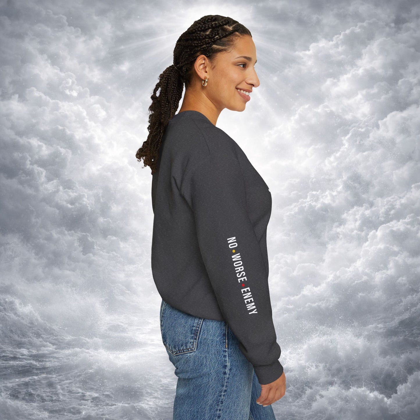 JESUS Crewneck Sweatshirt | Christian Streetwear | Faith Apparel