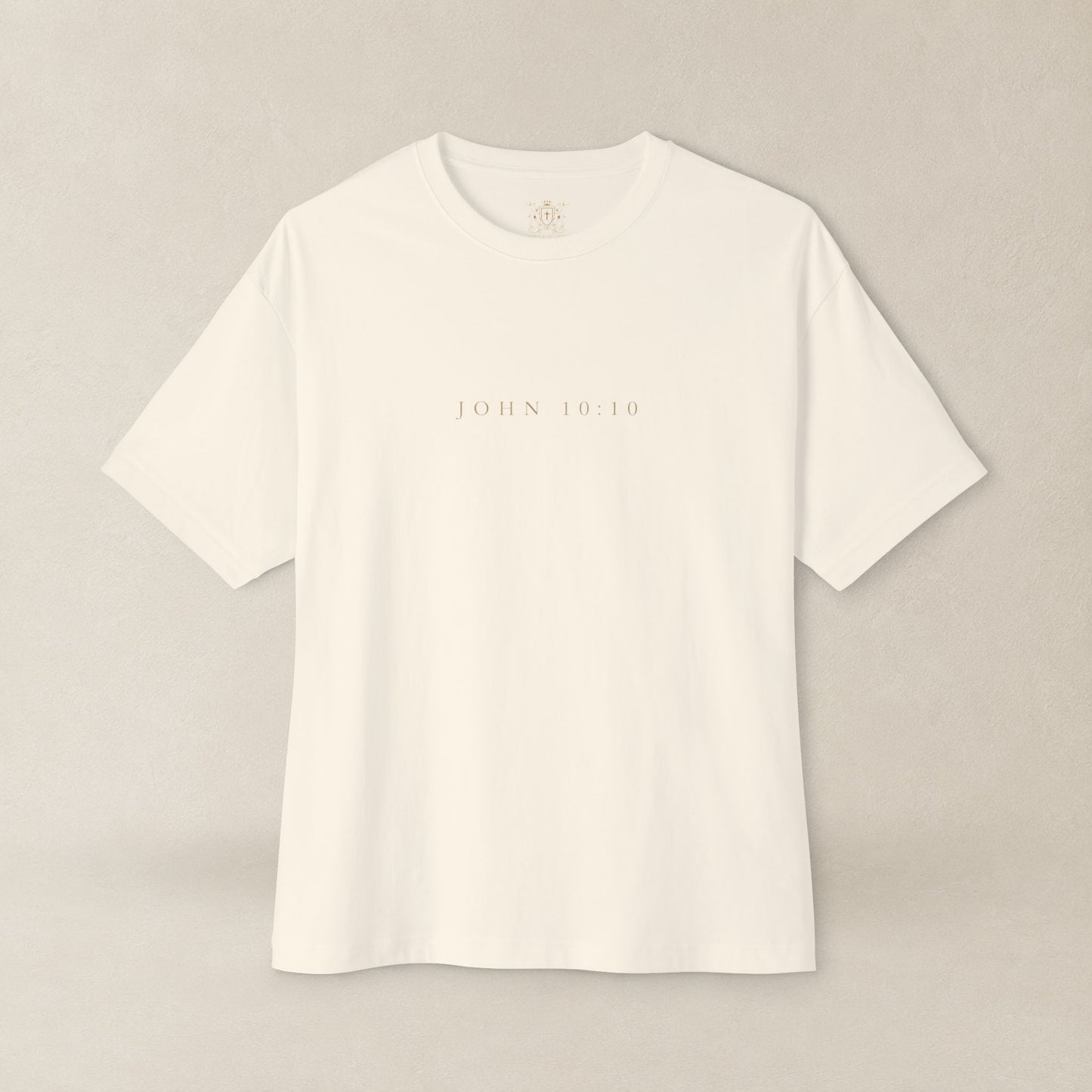 Abundant Life Oversized Boxy Tee | John 10:10 Christian Shirt | Have Life Abundantly