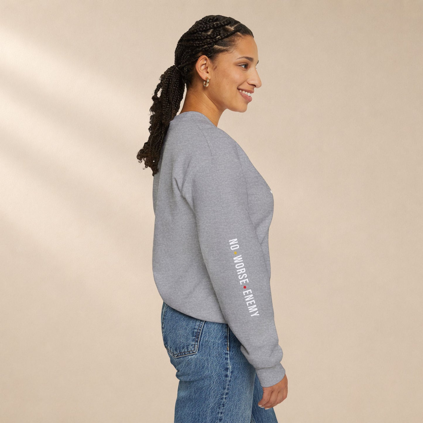 JESUS Crewneck Sweatshirt | Christian Streetwear | Faith Apparel