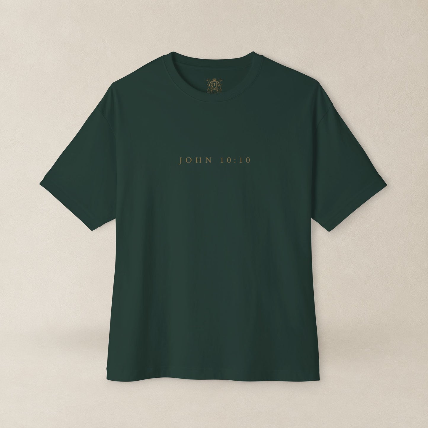 Abundant Life Oversized Boxy Tee | John 10:10 Christian Shirt | Have Life Abundantly