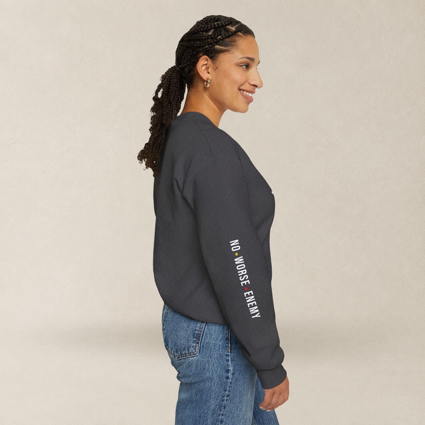 JESUS Crewneck Sweatshirt | Christian Streetwear | Faith Apparel