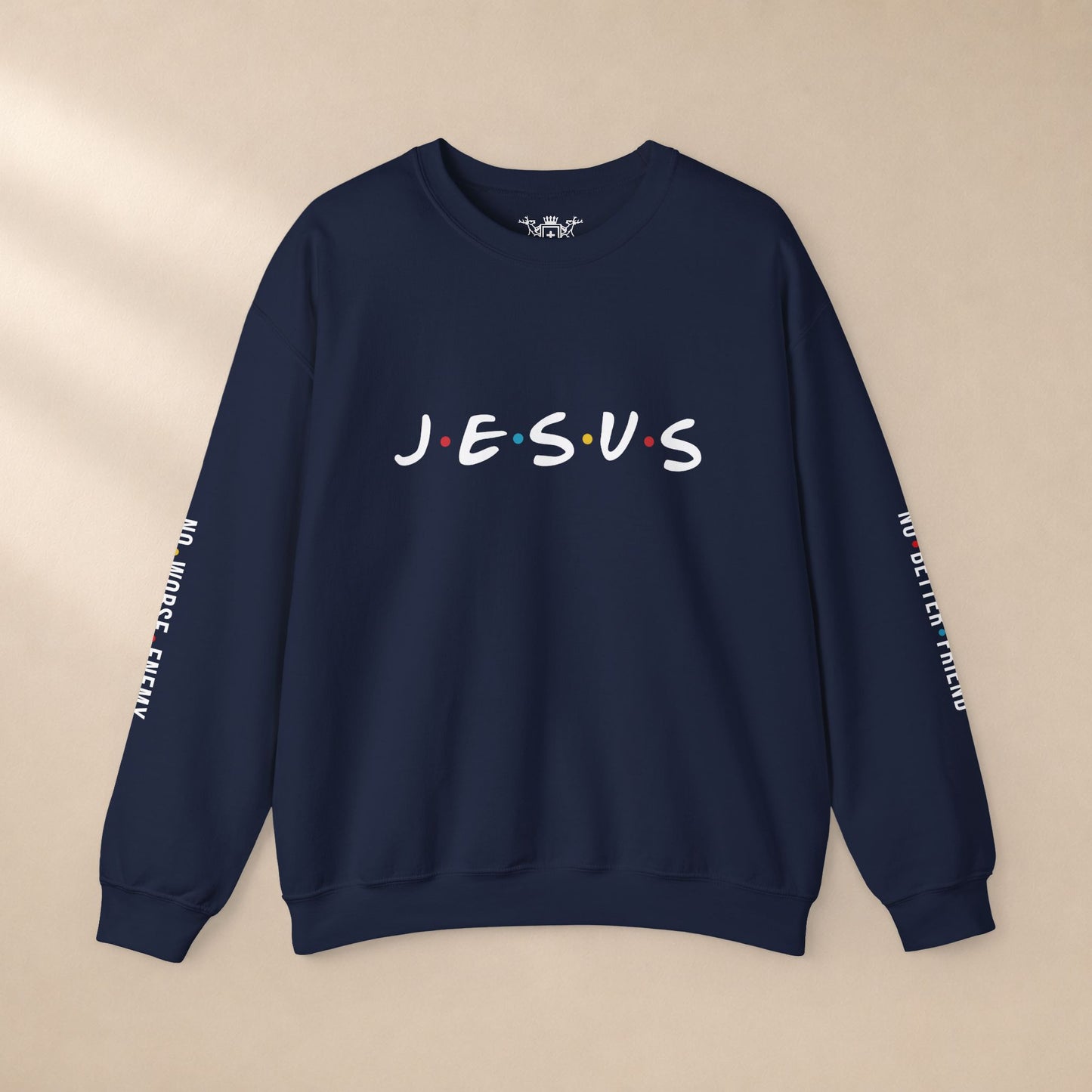 JESUS Crewneck Sweatshirt | Christian Streetwear | Faith Apparel