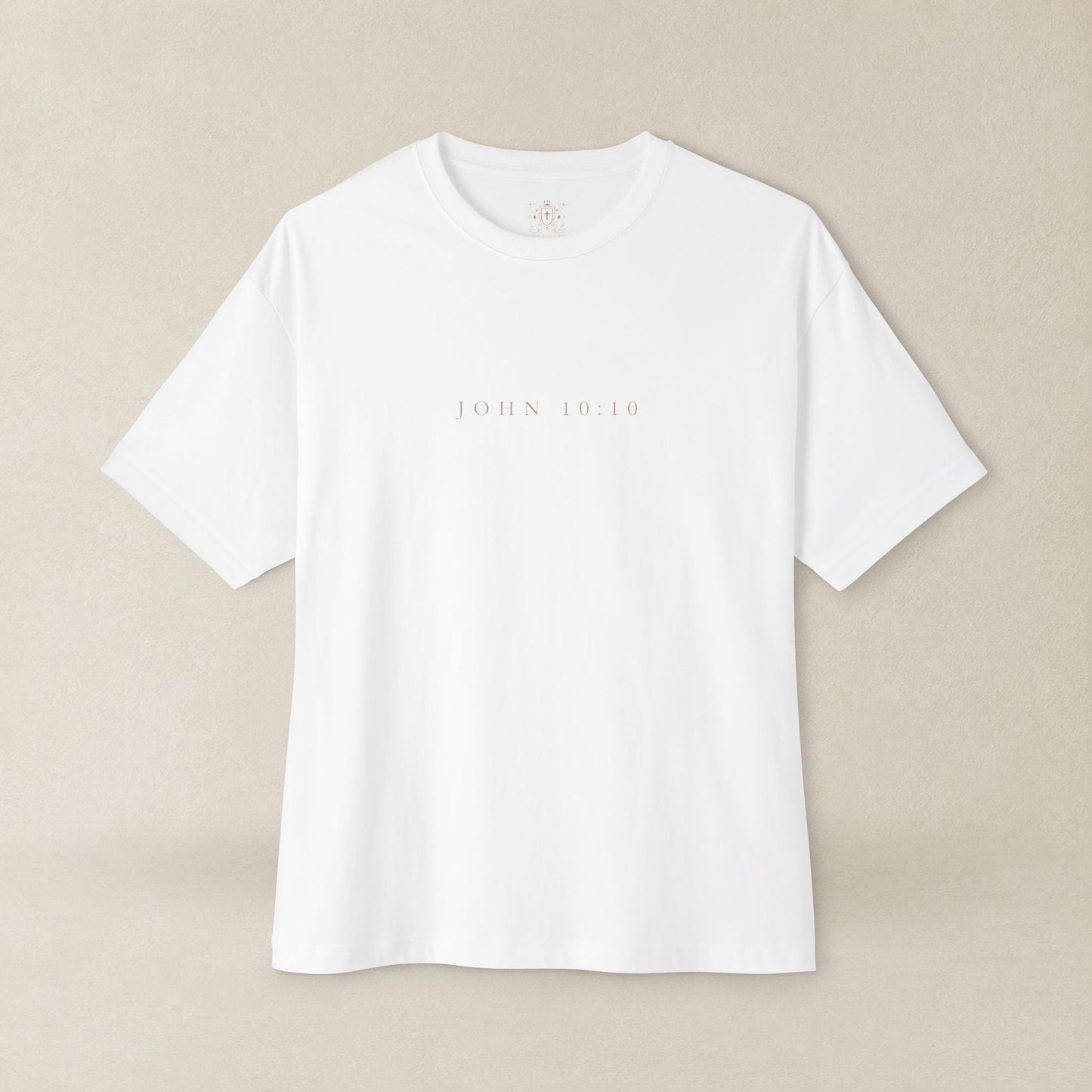 Abundant Life Oversized Boxy Tee | John 10:10 Christian Shirt | Have Life Abundantly