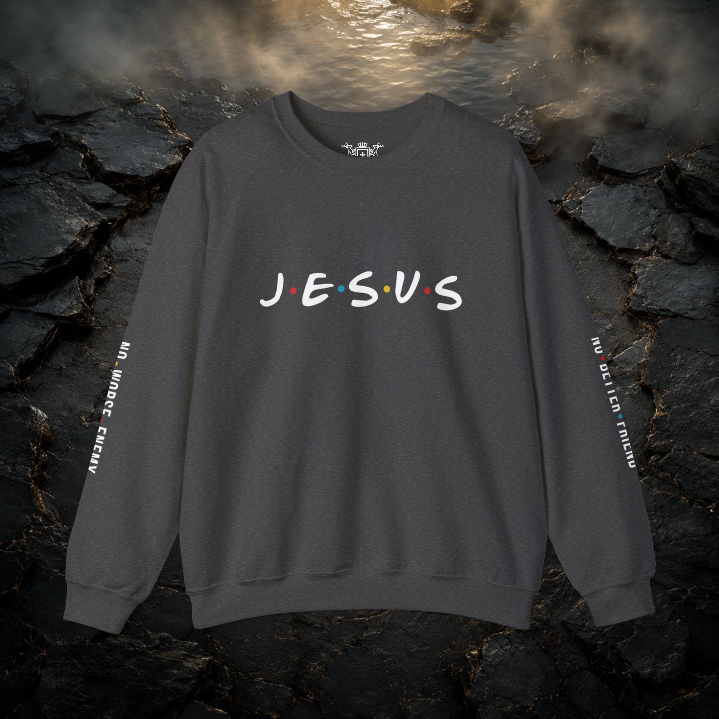 JESUS Crewneck Sweatshirt | Christian Streetwear | Faith Apparel