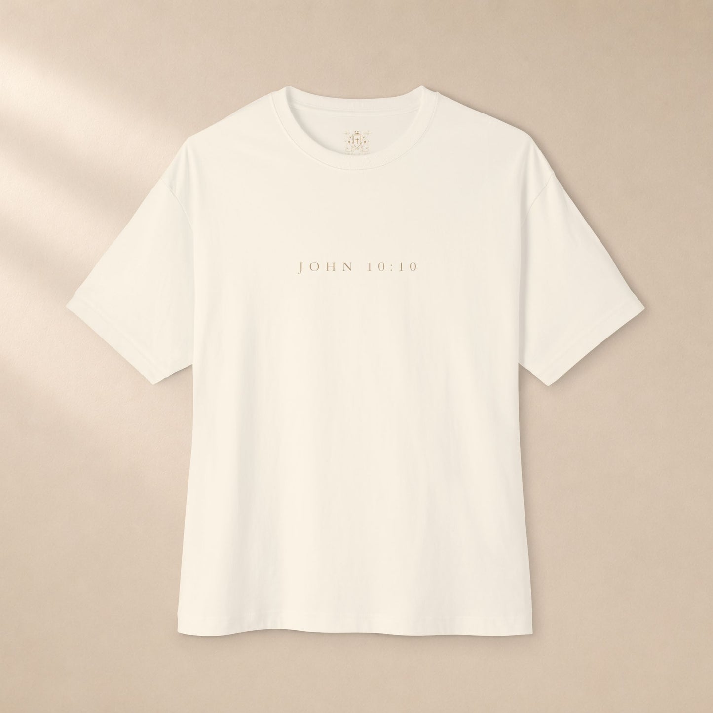 Abundant Life Oversized Boxy Tee | John 10:10 Christian Shirt | Have Life Abundantly