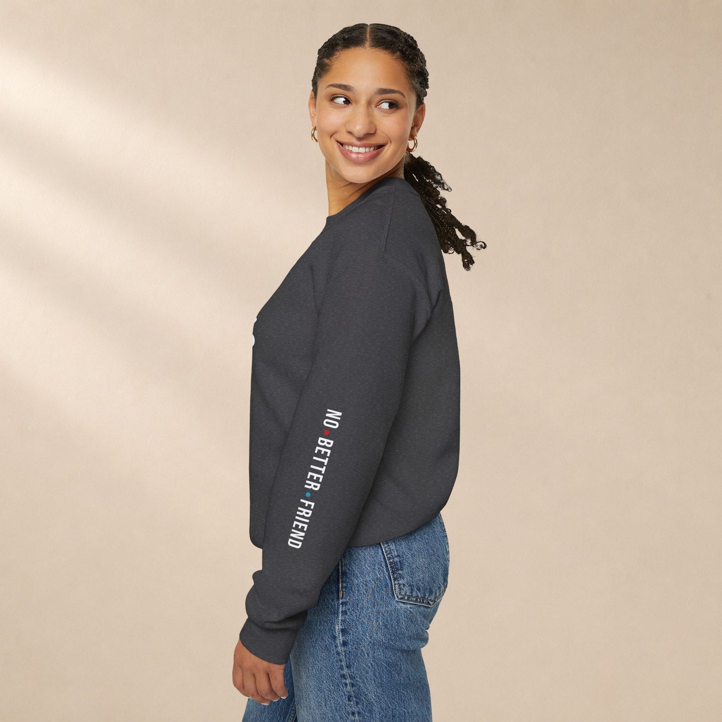 JESUS Crewneck Sweatshirt | Christian Streetwear | Faith Apparel