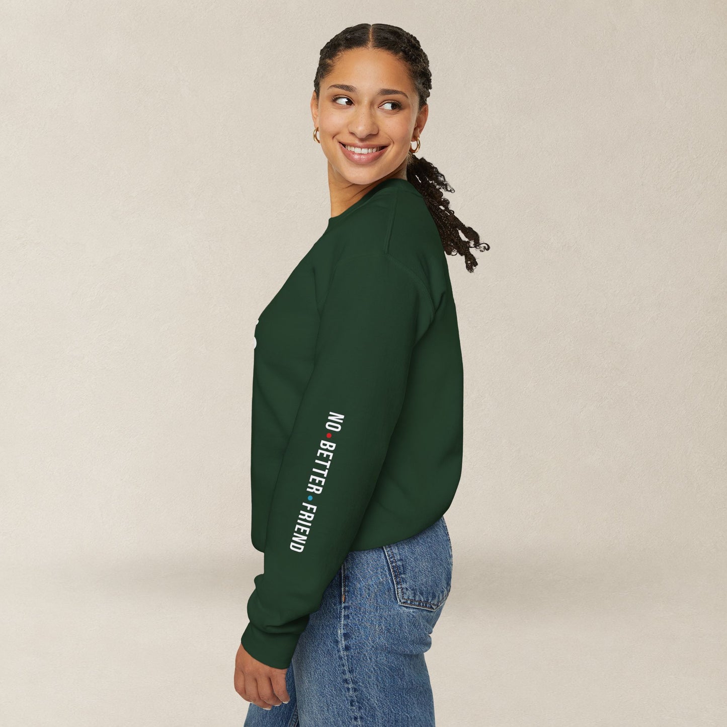 JESUS Crewneck Sweatshirt | Christian Streetwear | Faith Apparel