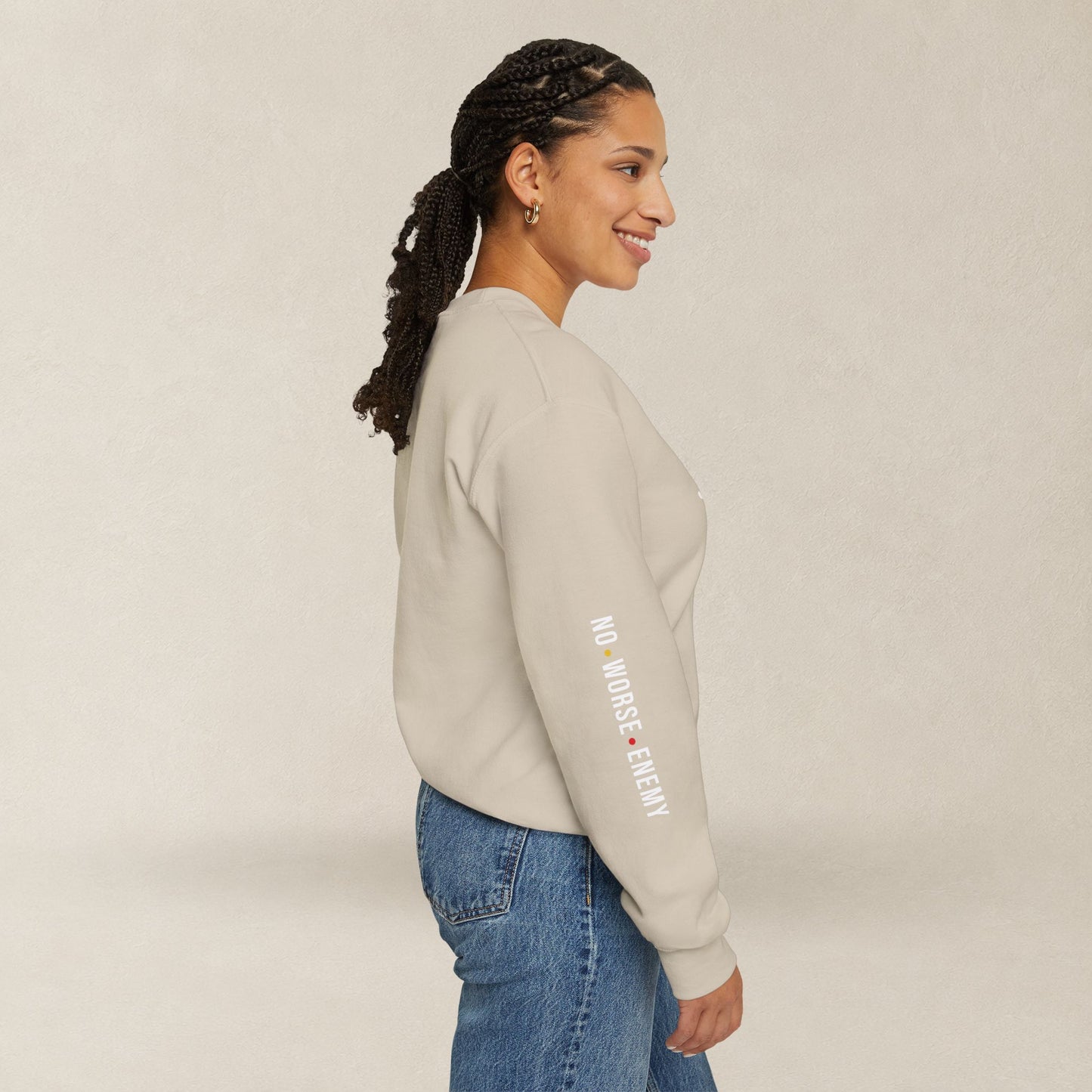 JESUS Crewneck Sweatshirt | Christian Streetwear | Faith Apparel