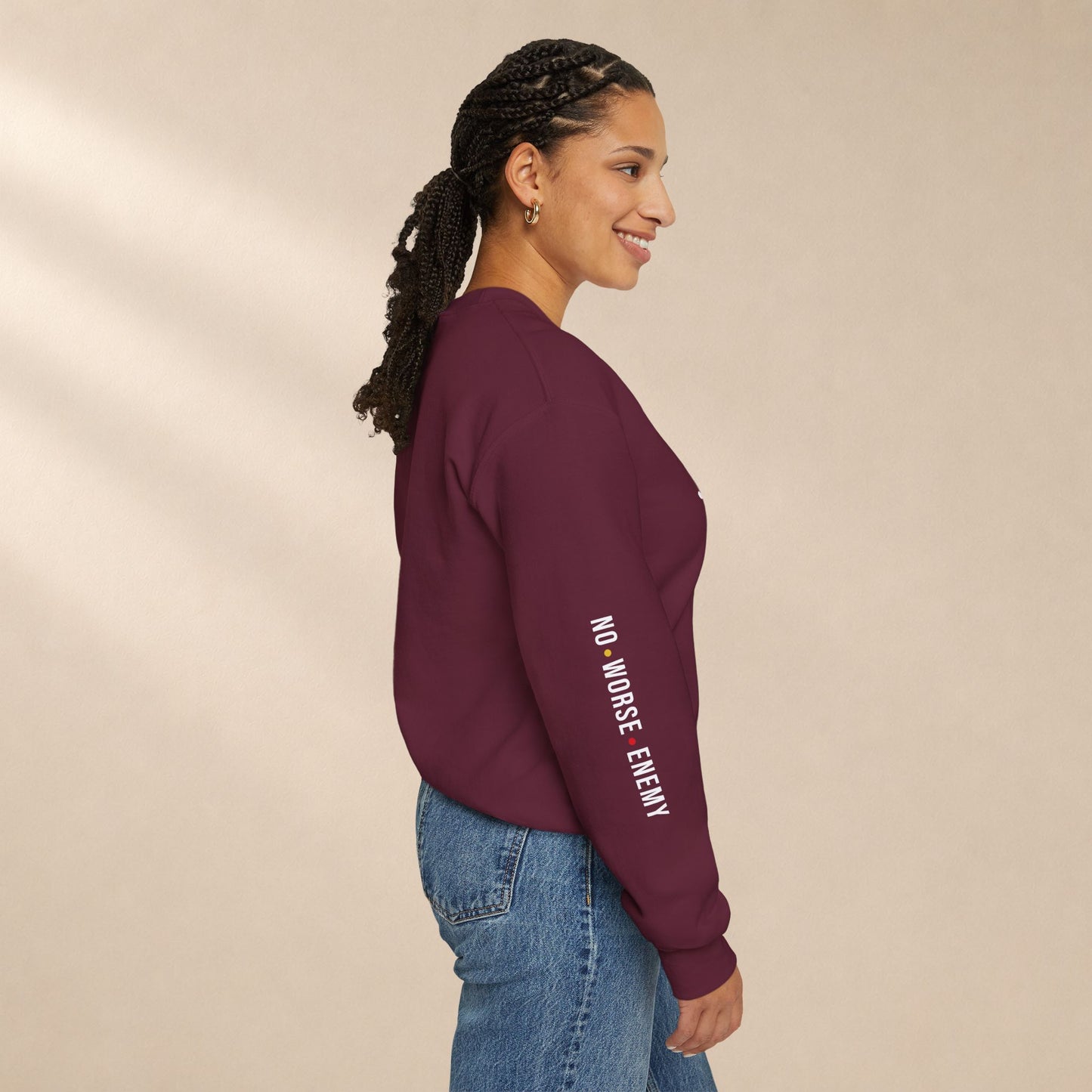 JESUS Crewneck Sweatshirt | Christian Streetwear | Faith Apparel