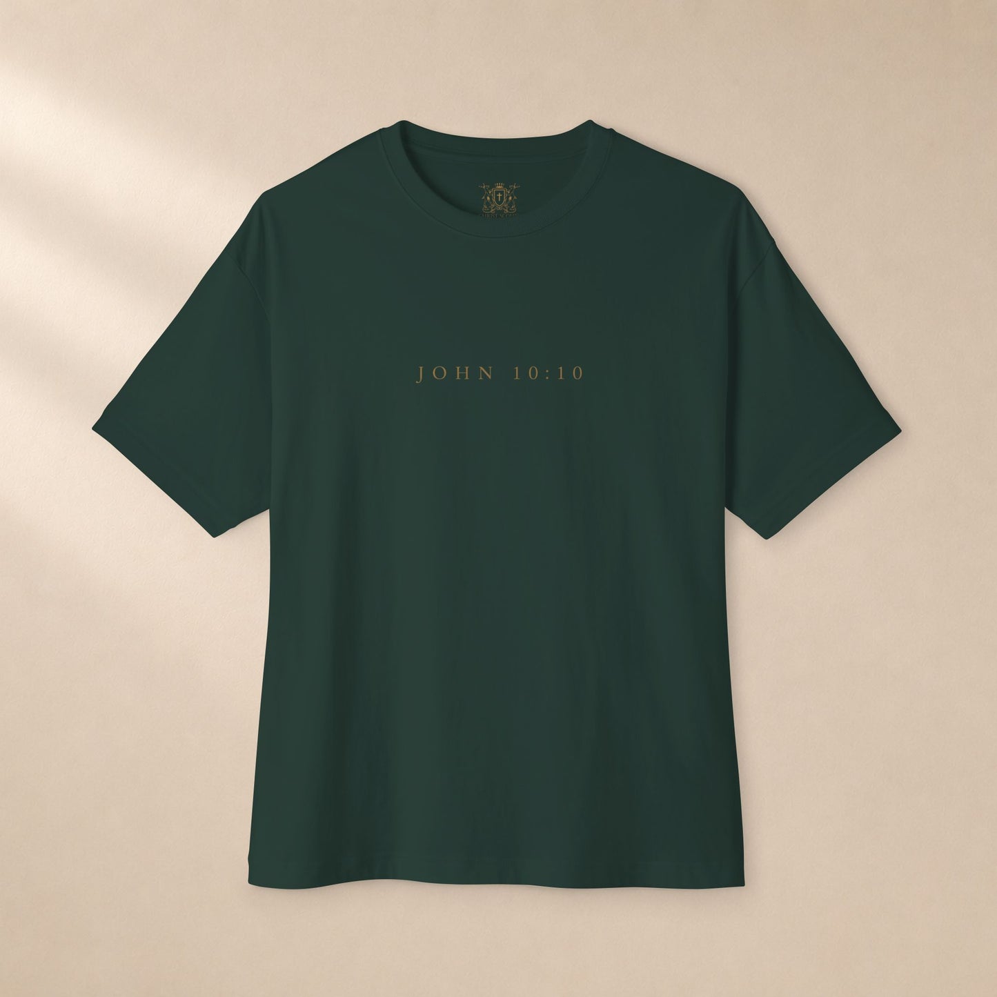 Abundant Life Oversized Boxy Tee | John 10:10 Christian Shirt | Have Life Abundantly
