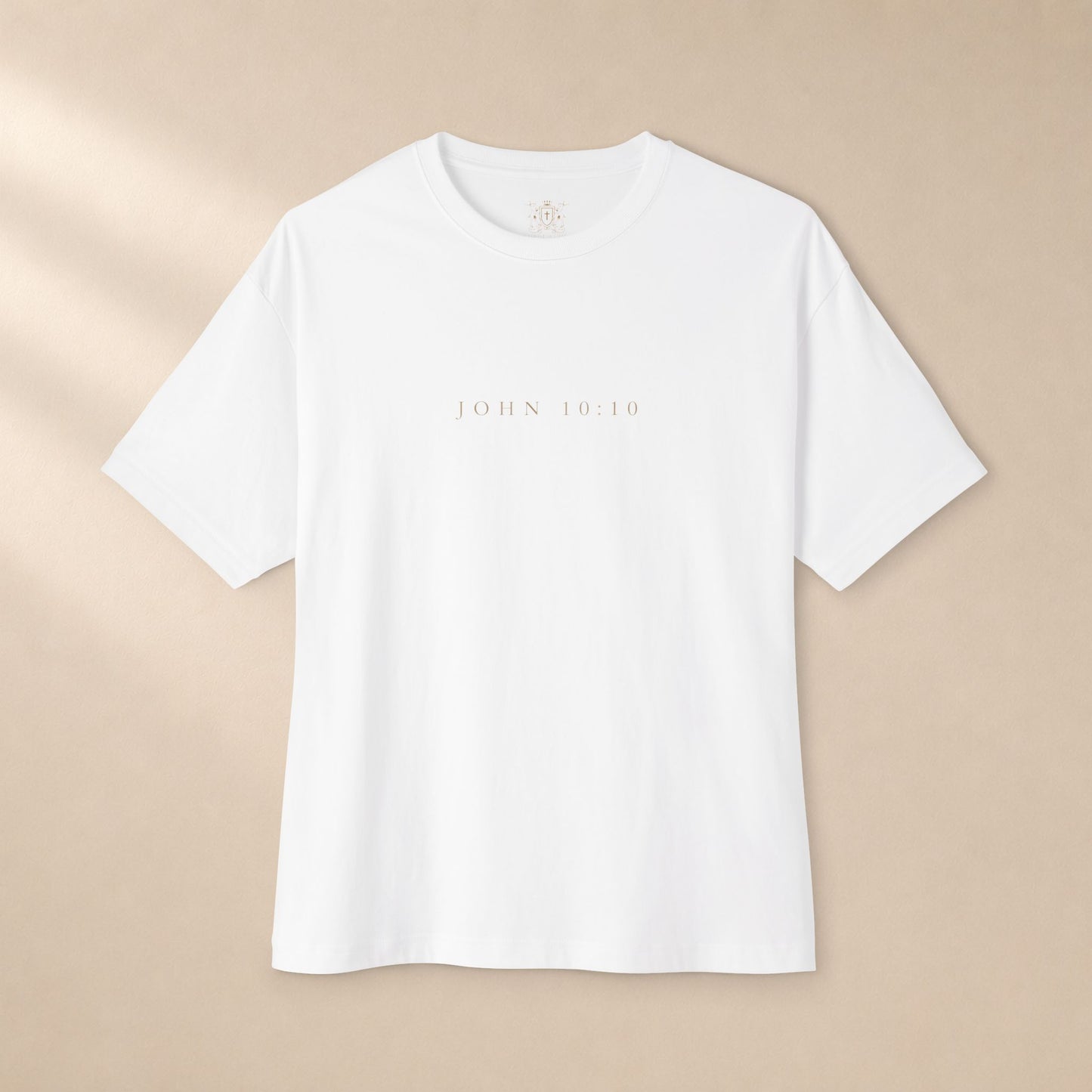 Abundant Life Oversized Boxy Tee | John 10:10 Christian Shirt | Have Life Abundantly