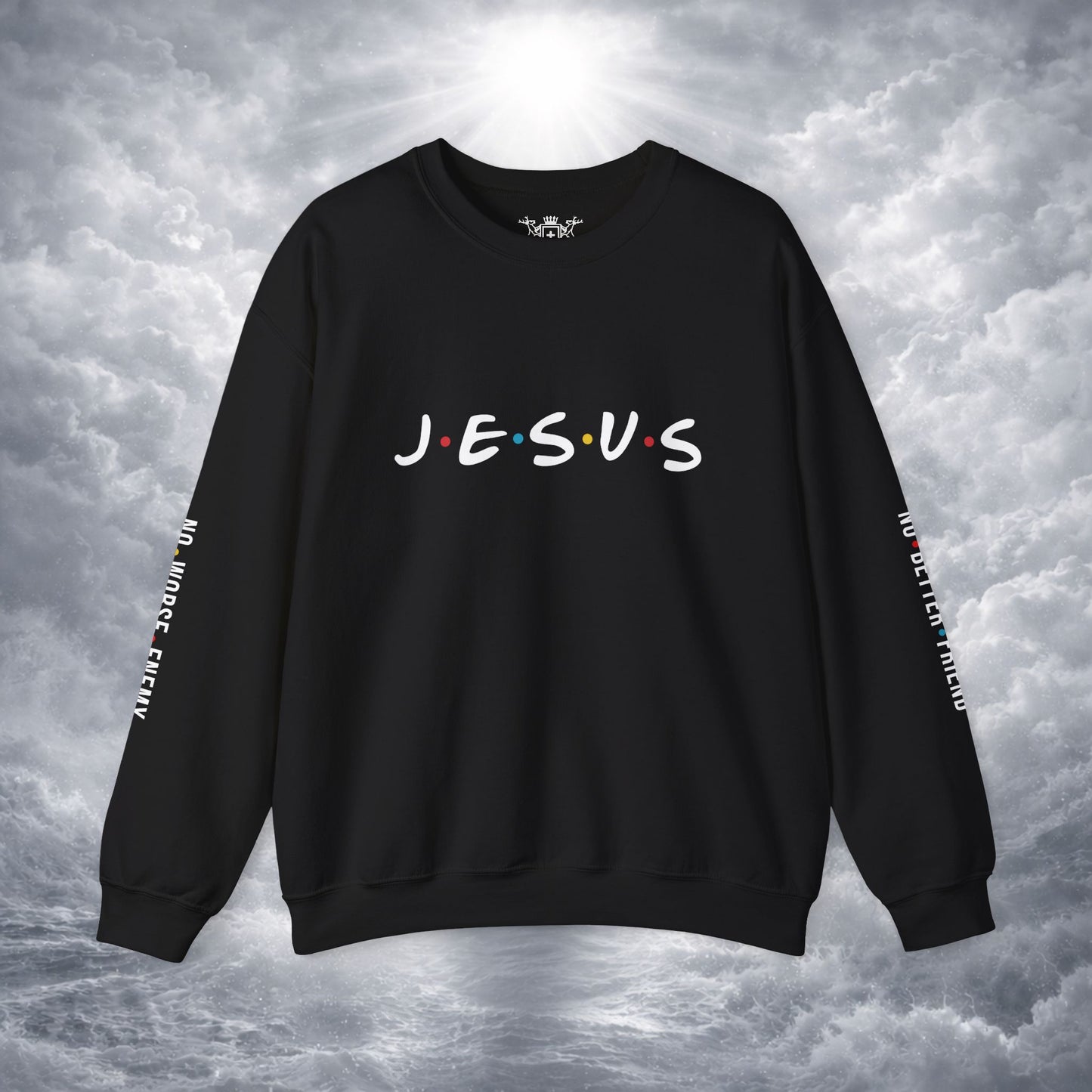 JESUS Crewneck Sweatshirt | Christian Streetwear | Faith Apparel