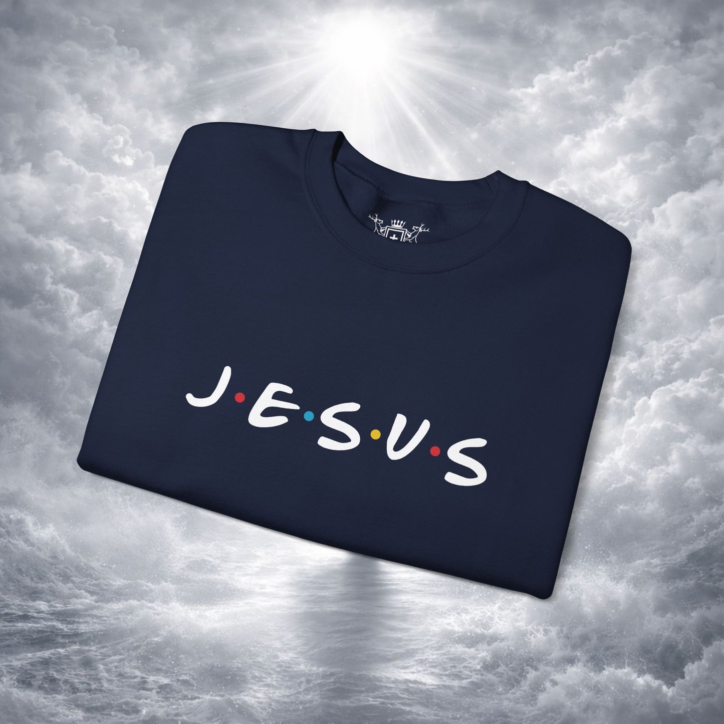 JESUS Crewneck Sweatshirt | Christian Streetwear | Faith Apparel
