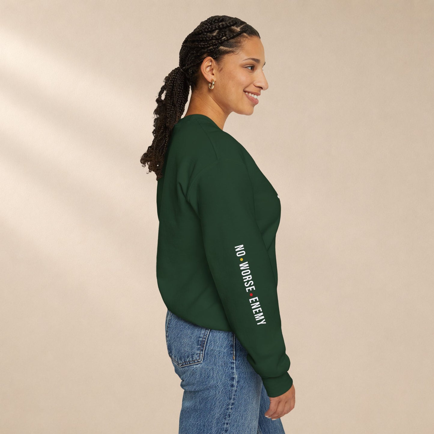 JESUS Crewneck Sweatshirt | Christian Streetwear | Faith Apparel