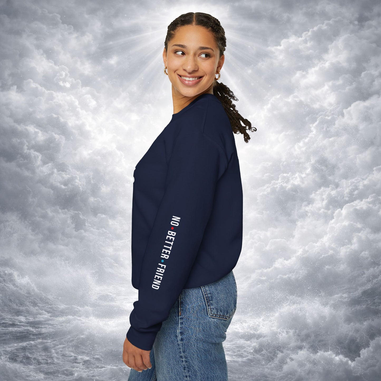 JESUS Crewneck Sweatshirt | Christian Streetwear | Faith Apparel