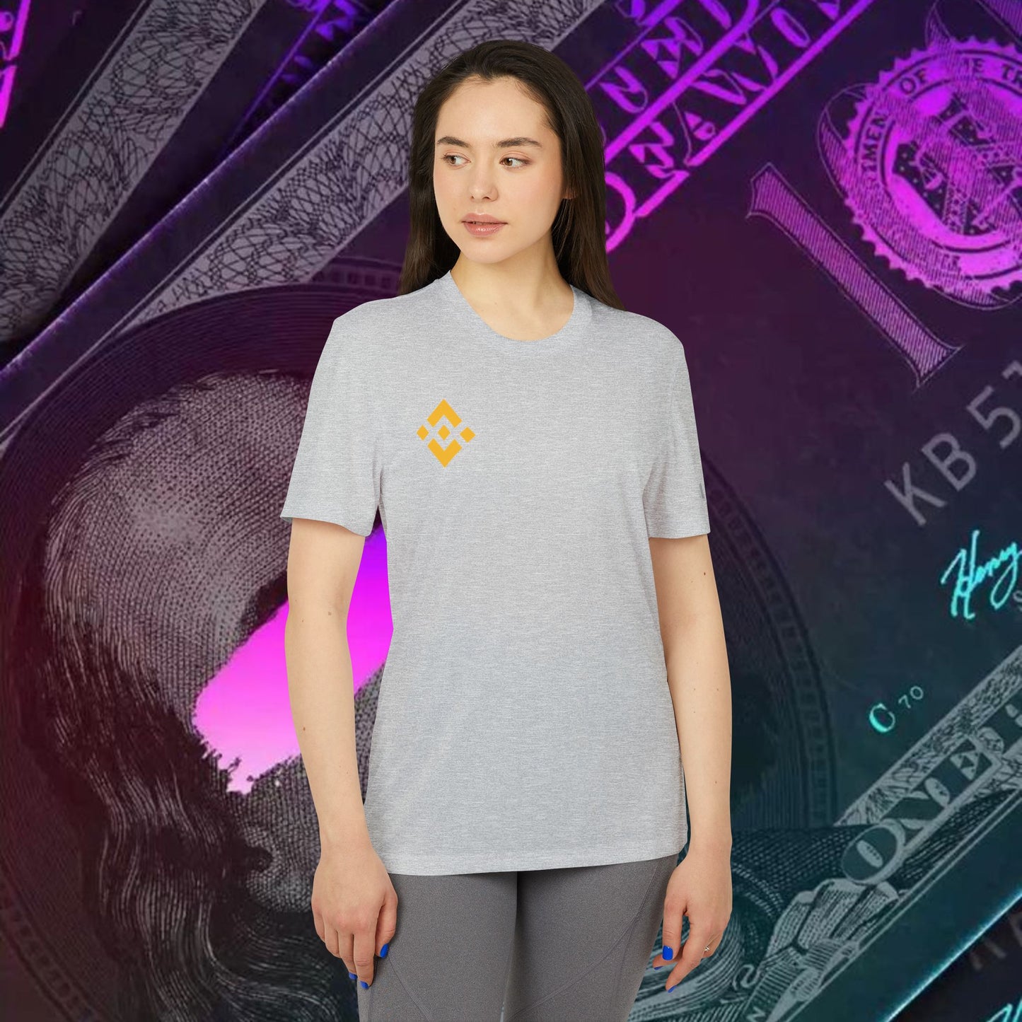 adidas® Unisex Sport T-shirt ( Binance - BNB)