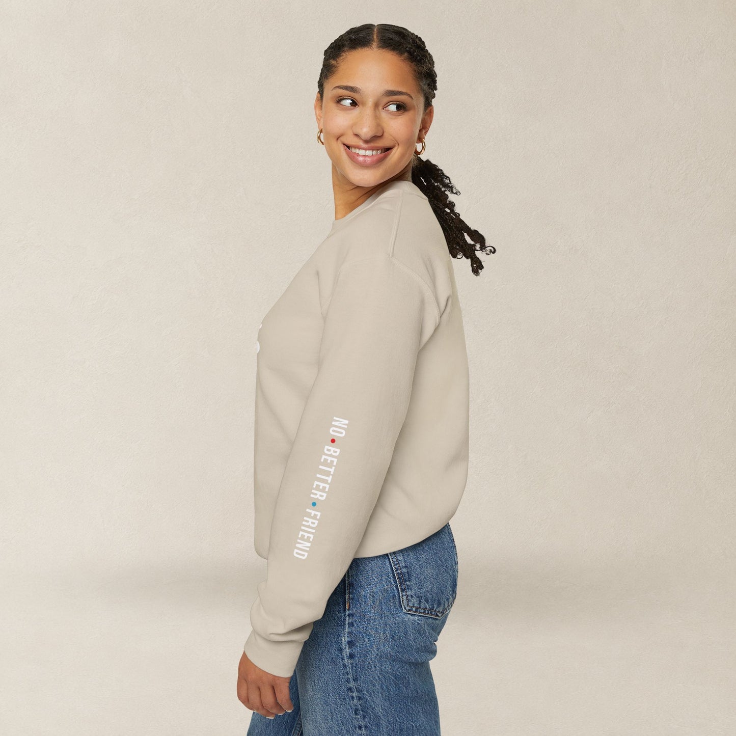 JESUS Crewneck Sweatshirt | Christian Streetwear | Faith Apparel