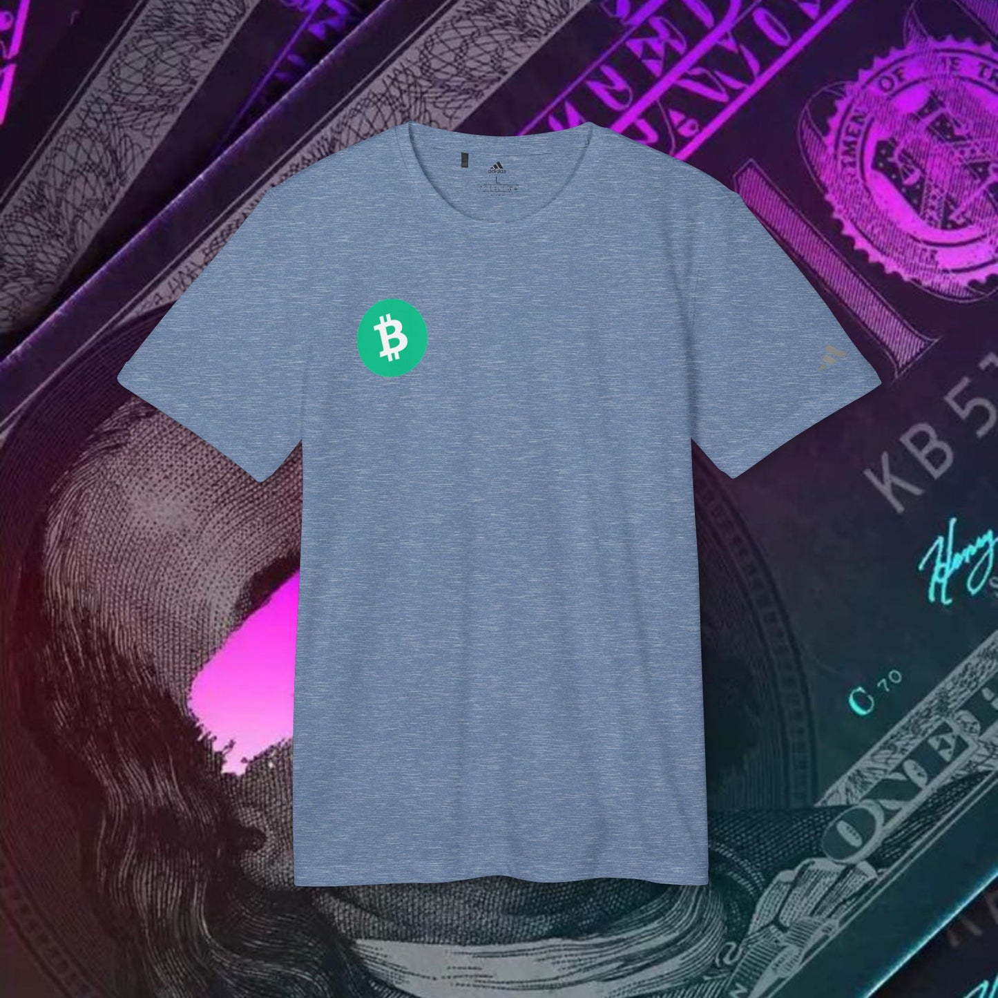 adidas® Unisex Sport T-shirt ( Bitcoin Cash - BCH )