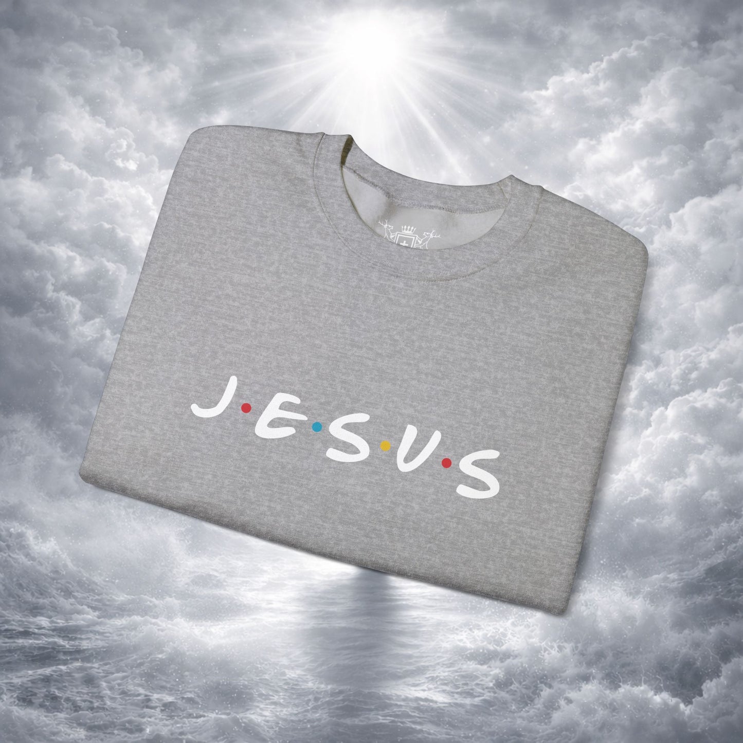 JESUS Crewneck Sweatshirt | Christian Streetwear | Faith Apparel