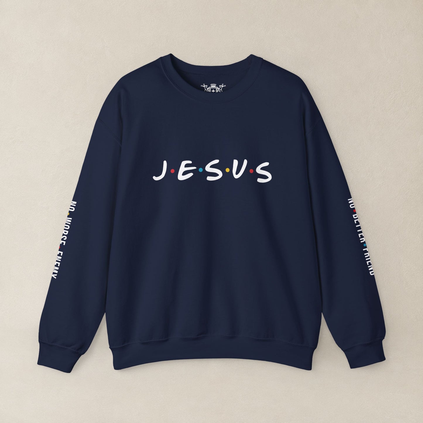 JESUS Crewneck Sweatshirt | Christian Streetwear | Faith Apparel