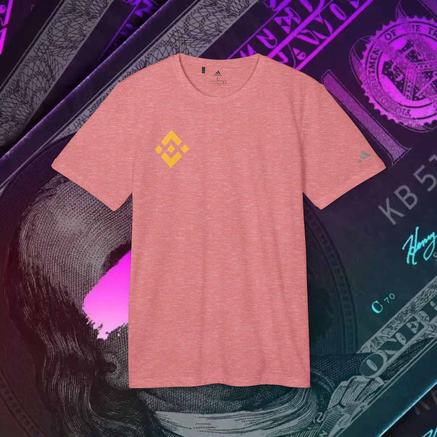 adidas® Unisex Sport T-shirt ( Binance - BNB)