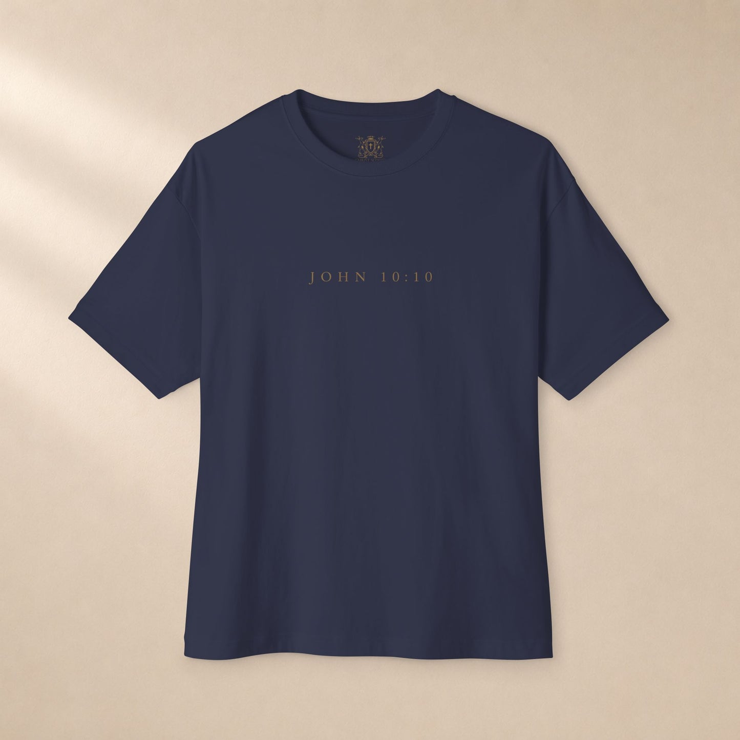 Abundant Life Oversized Boxy Tee | John 10:10 Christian Shirt | Have Life Abundantly