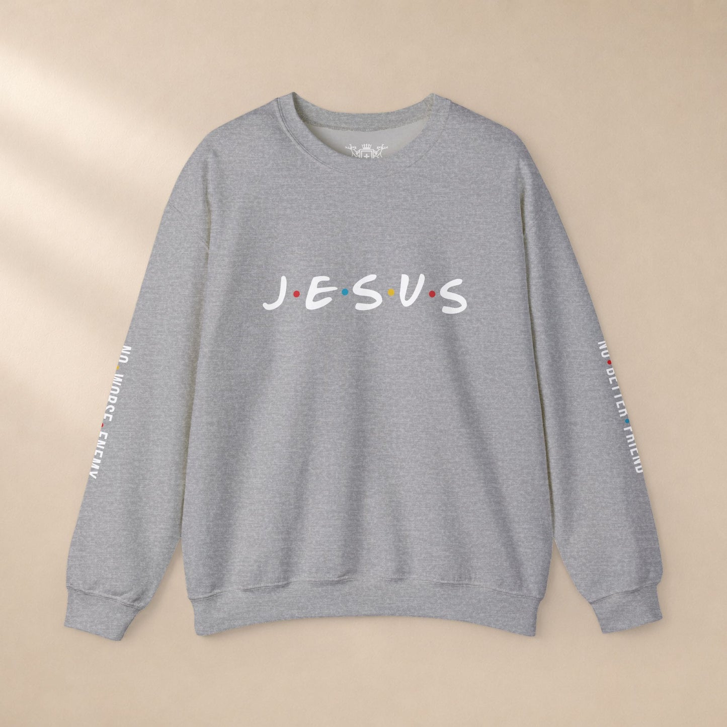 JESUS Crewneck Sweatshirt | Christian Streetwear | Faith Apparel