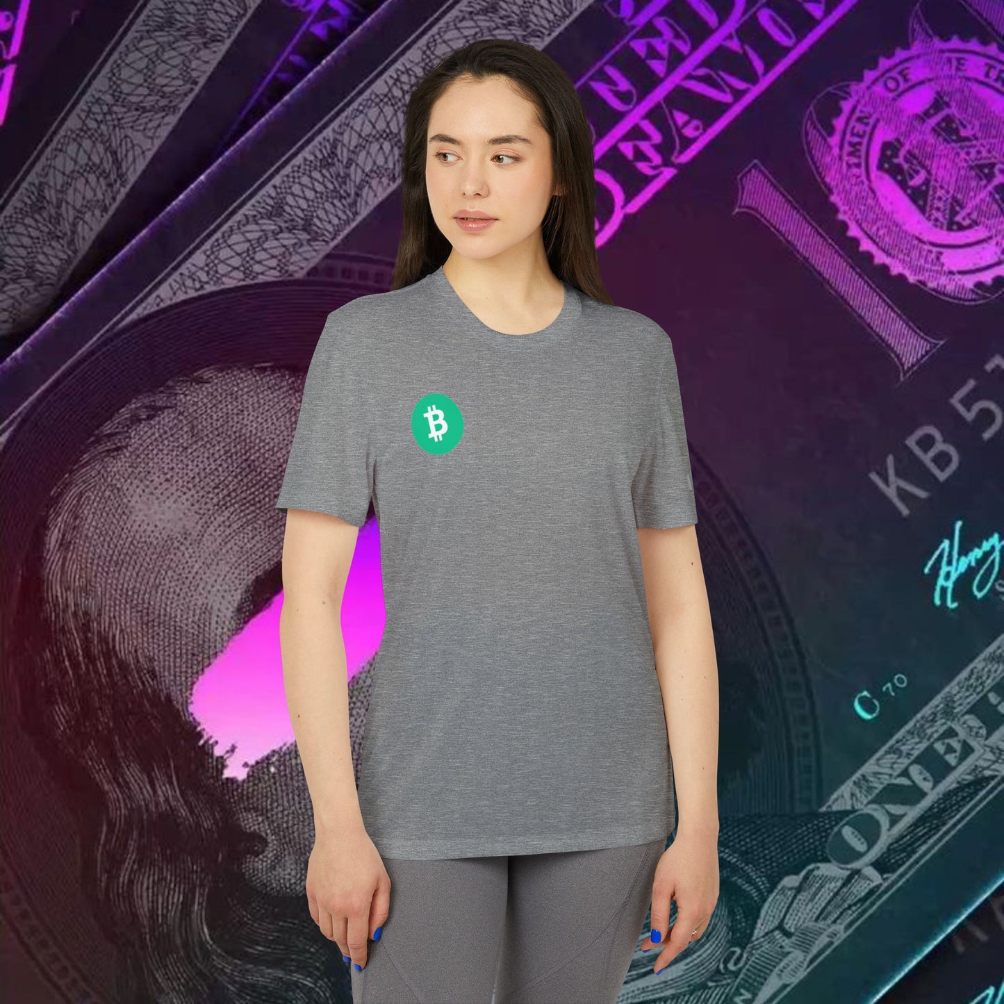 adidas® Unisex Sport T-shirt ( Bitcoin Cash - BCH )