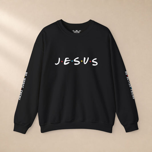 JESUS Crewneck Sweatshirt | Christian Streetwear | Faith Apparel