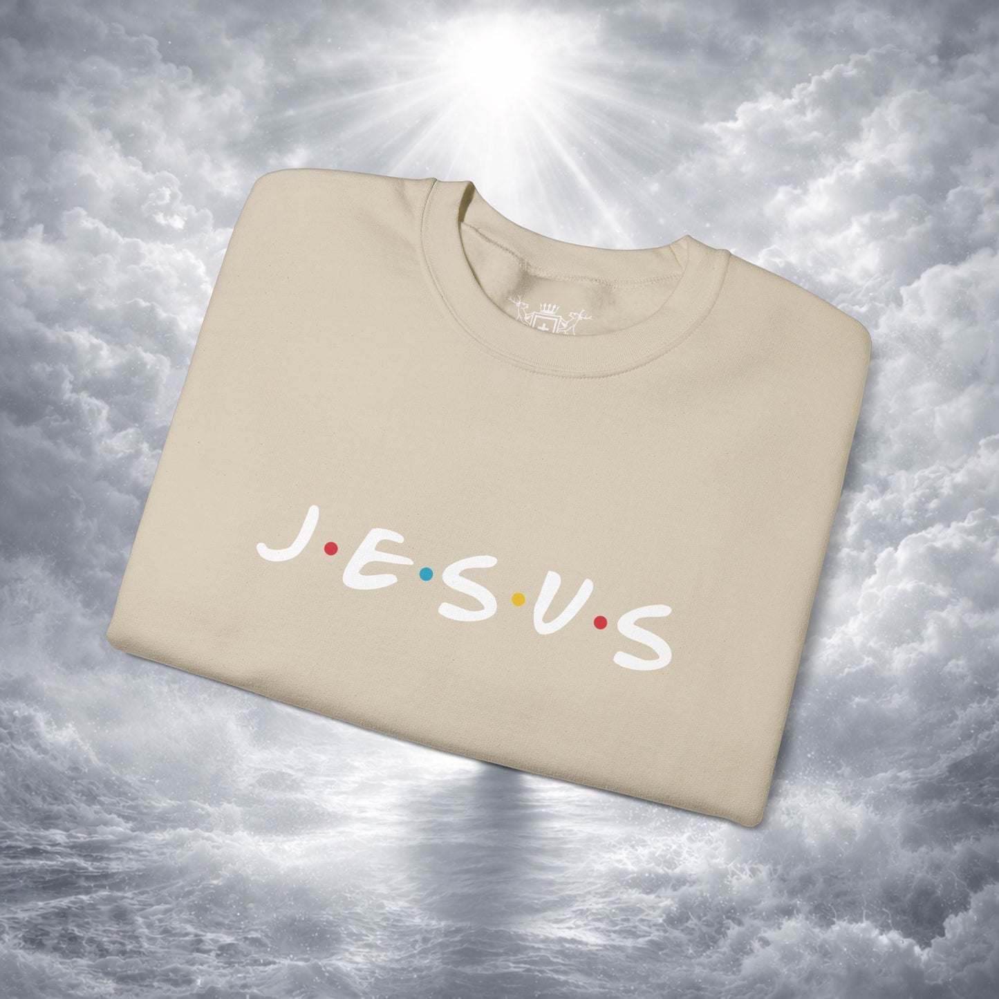 JESUS Crewneck Sweatshirt | Christian Streetwear | Faith Apparel