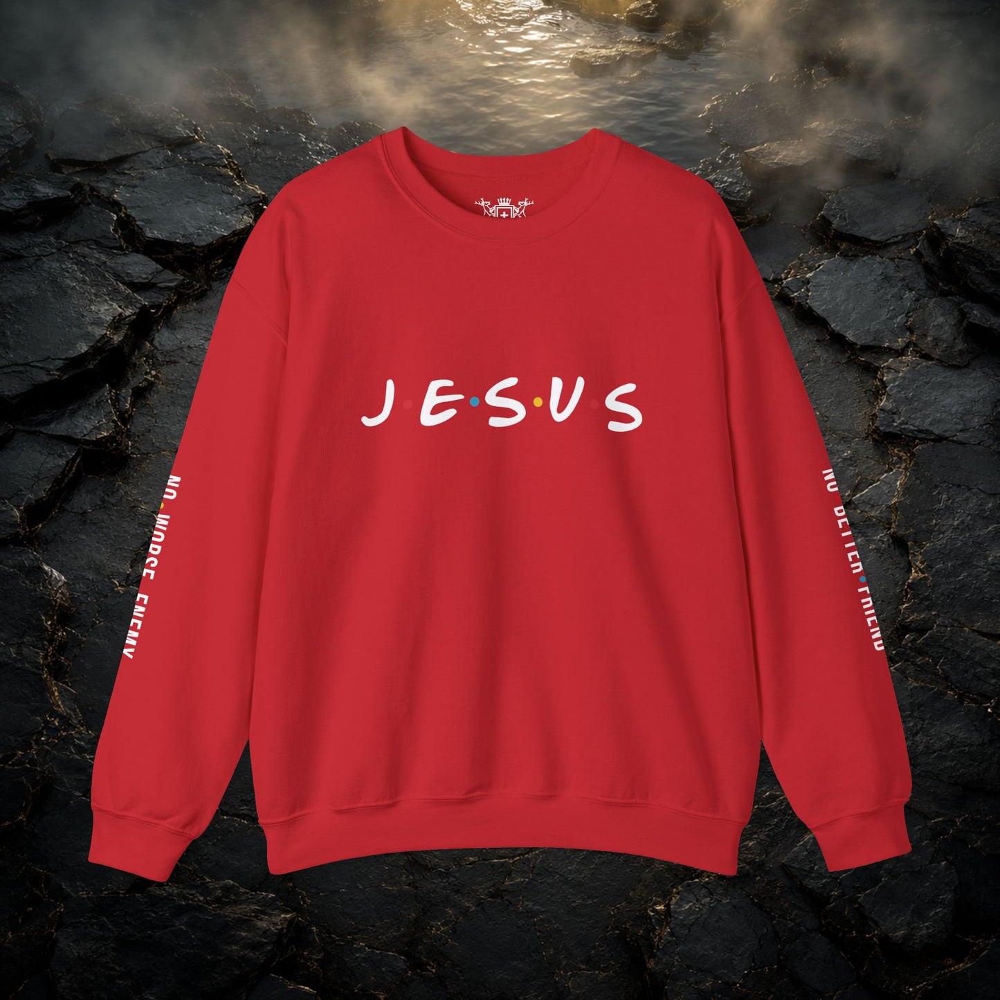 JESUS Crewneck Sweatshirt | Christian Streetwear | Faith Apparel