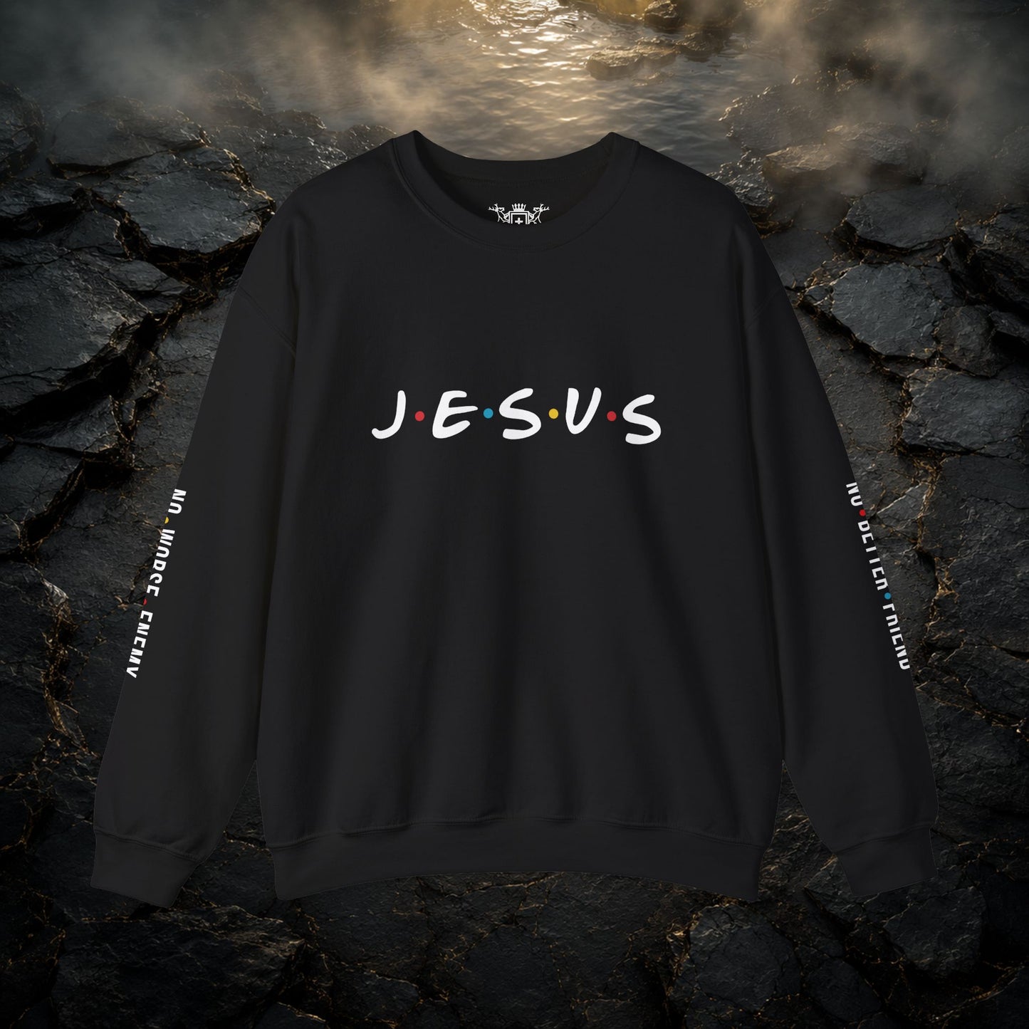 JESUS Crewneck Sweatshirt | Christian Streetwear | Faith Apparel