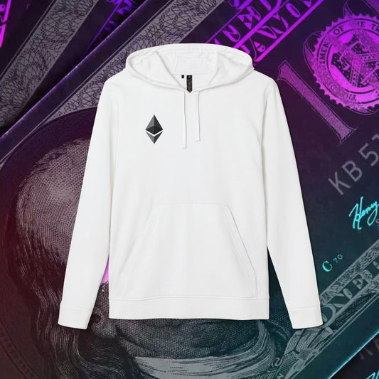 adidas® Unisex Fleece Hoodie (Ethereum - ETH)