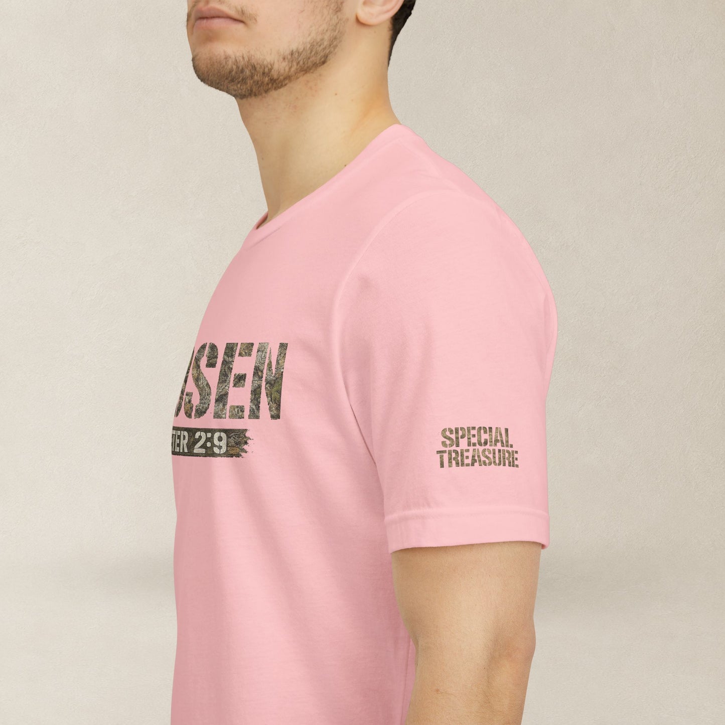 CHOSEN Camo Tee, Royal Priesthood, Special Treasure | 1 Peter 2:9 Christian Apparel
