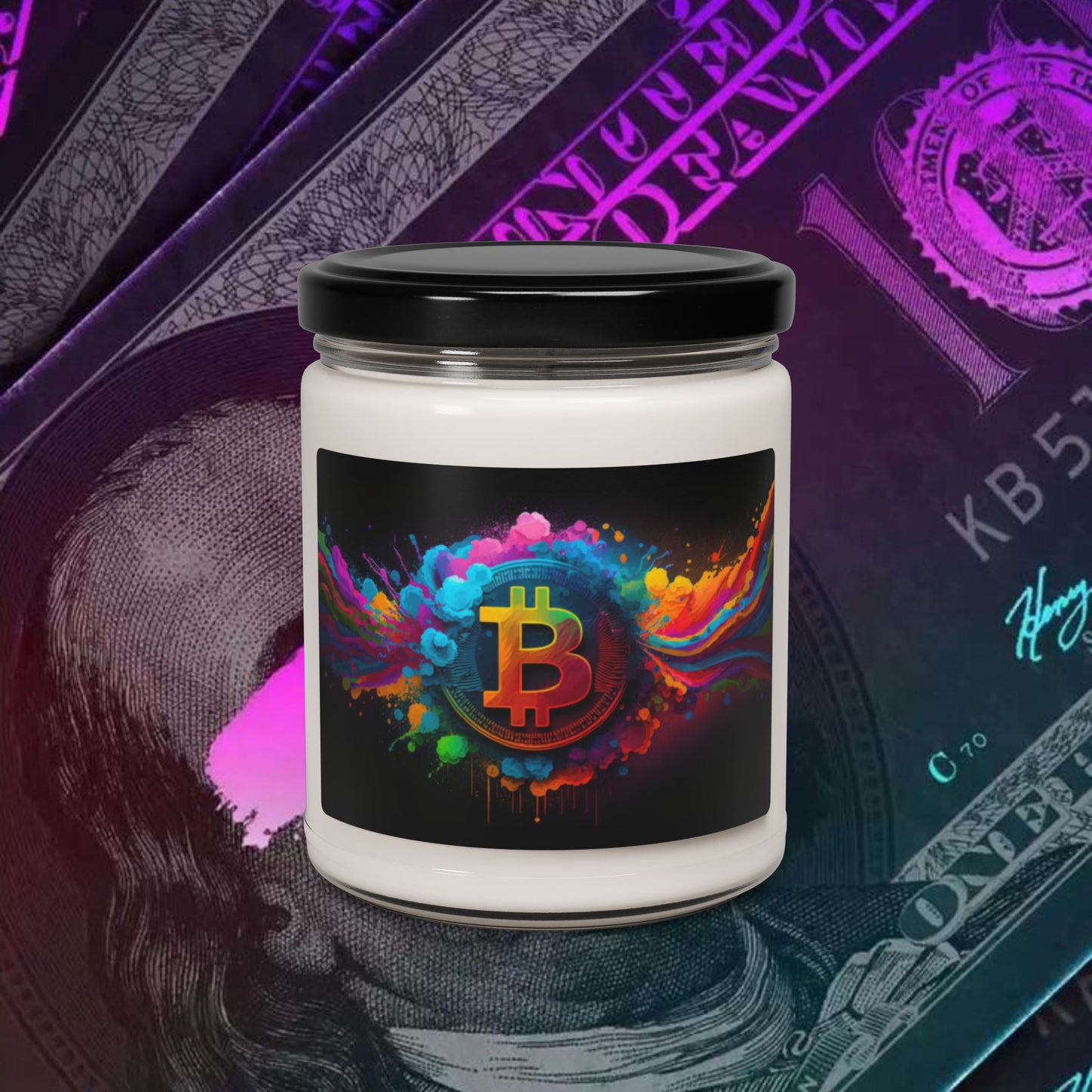 Scented Soy Candle - Bitcoin - BTC