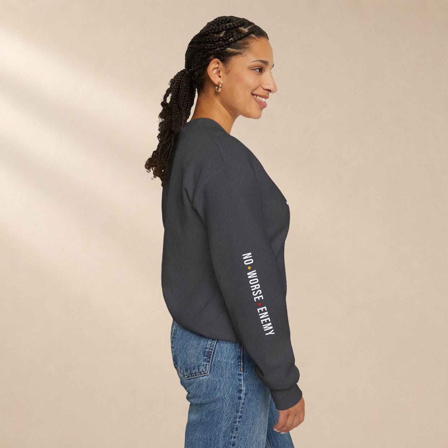 JESUS Crewneck Sweatshirt | Christian Streetwear | Faith Apparel